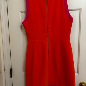 Alice + Olivia Vibrant Red and Purple Mini Dress